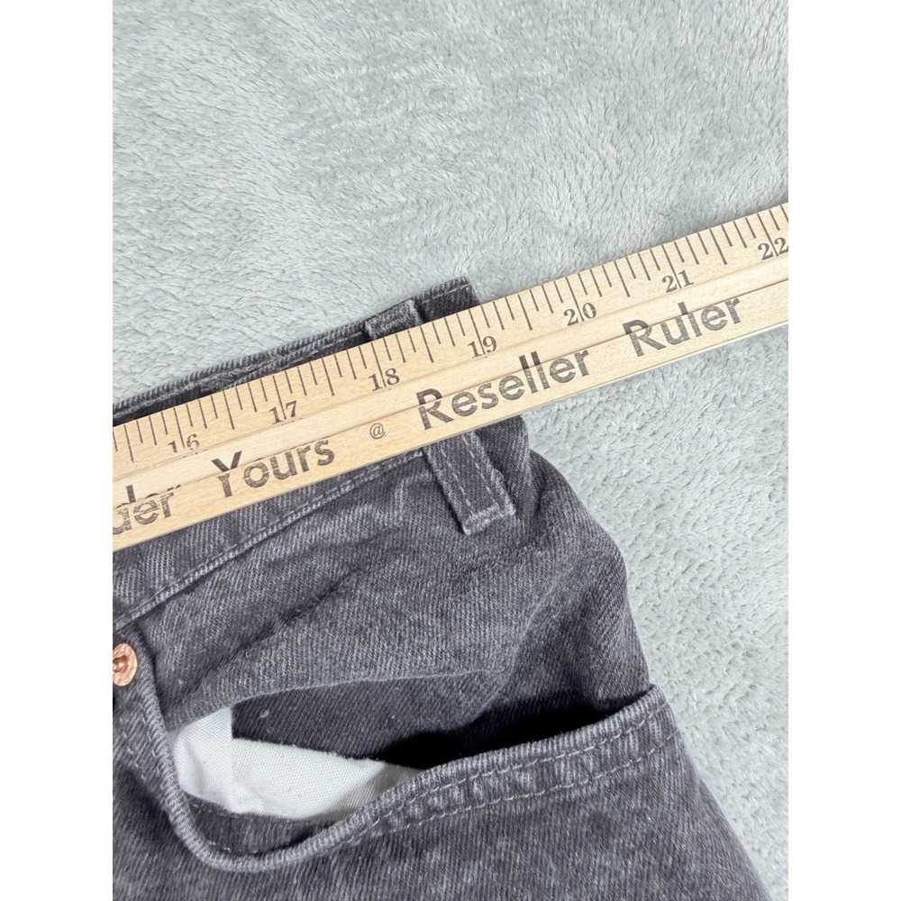 Vtg Levi's 518 Relaxed Jeans USA Made Black Orange Tab 40x32 Actual 38x32 - Picture 5 of 9